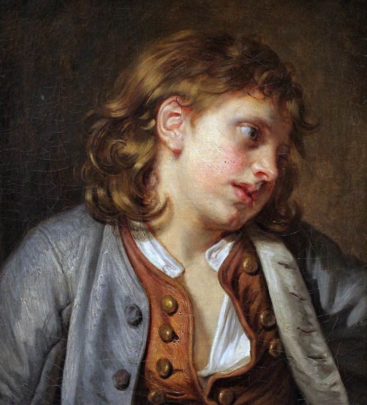 Jean-Baptiste Greuze: A Young Peasant Boy, ca.1763. Source: Artcyclopedia; photograph by Michael Weinberg - jean-baptiste-greuze-peasant